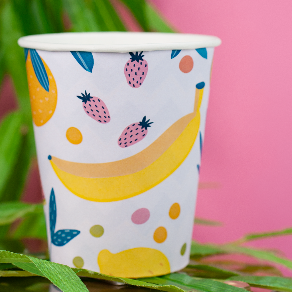 wellsacup Papier Einweg-Mundspülbecher, 1.000 Stück: Zickzack