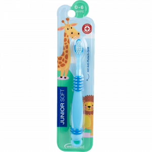 wellsamed Junior Soft Kinderzahnbürste 0-6 Jahre