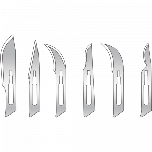 Skalpellklingen, Karbonstahl