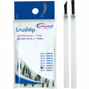 wellsamed brushtip Applikationspinsel, medium, lang, spitze Borsten