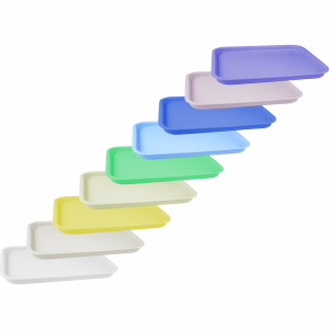 Kunststoff-Tray Colour